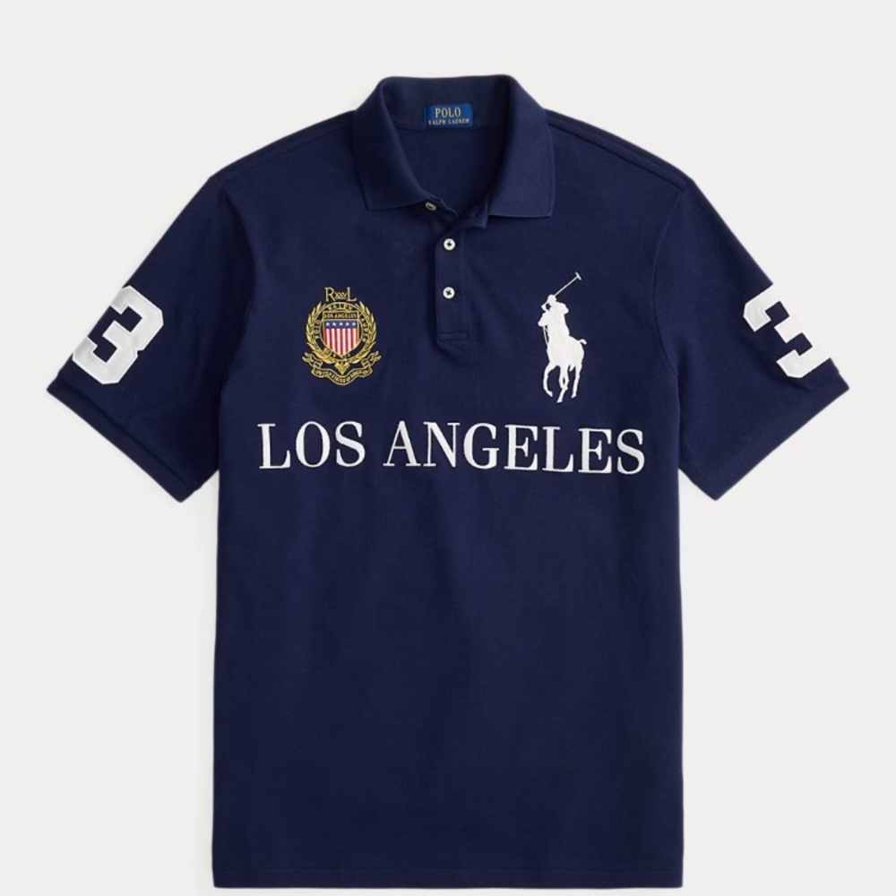 Ralph Lauren Men's Polo Shirt in Deep Blue